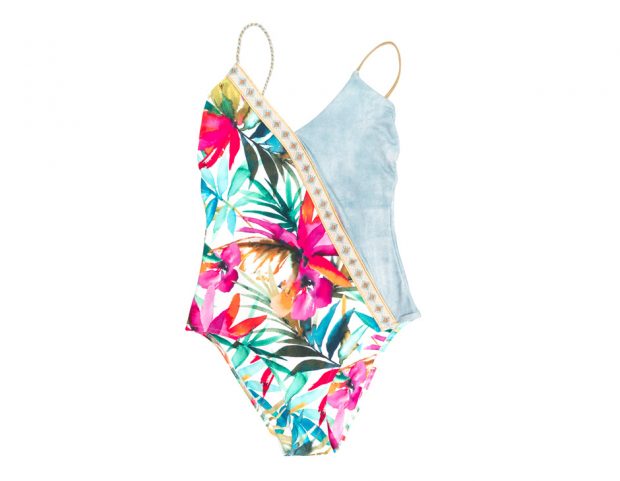 Costume intero stampa tropical