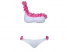 Bikini con fiori di chiffon
