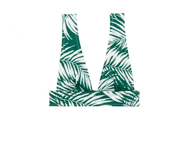Top scollato stampa tropical