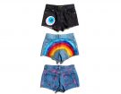 Shorts di jeans con disegni