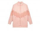 Camicia over con le frange