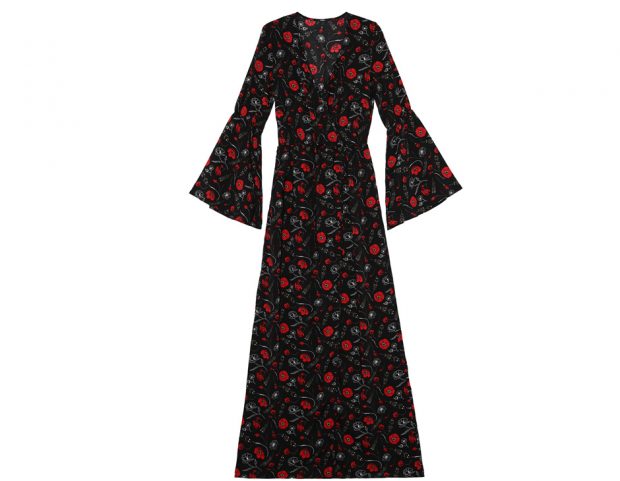 Longdress a fiori con maxi spacco