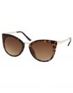 Ellen Metal Trim Cat Eye Sunglasses