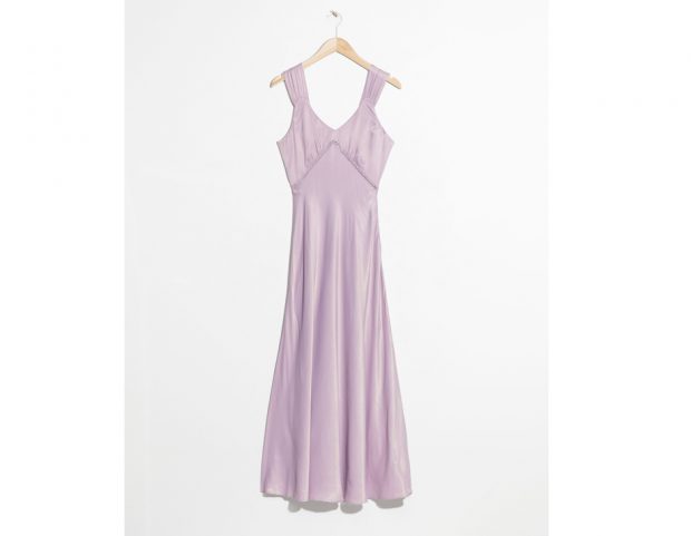 Maxi dress di raso