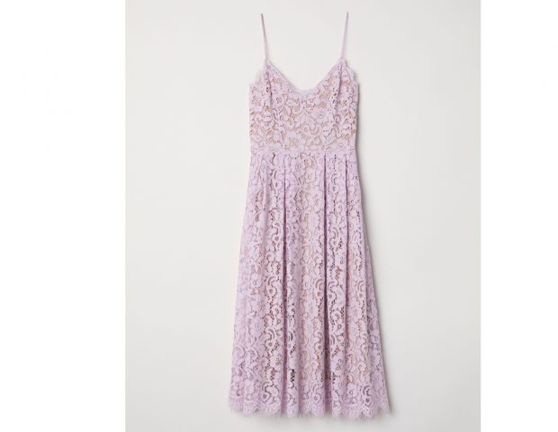 Midi dress di pizzo