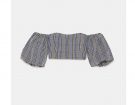 Crop top a quadri