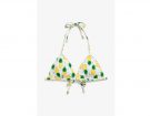 Triangle bikini top con ananas