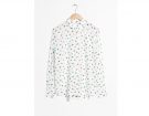 Camicia in seta con pappagallini