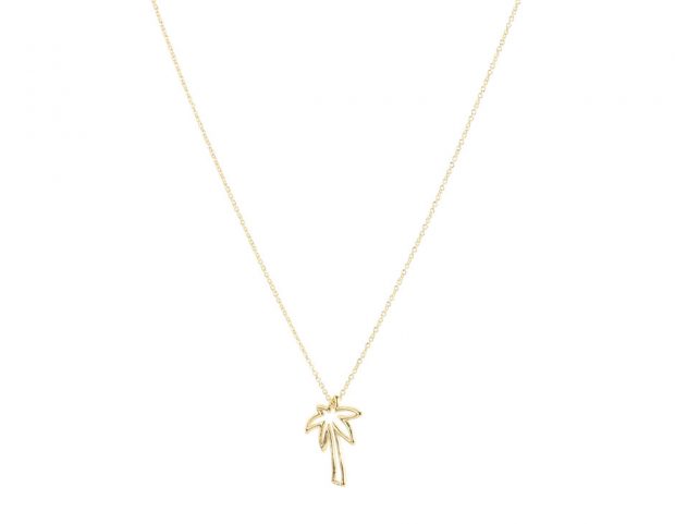 Collana con palma in oro giallo 9kt