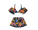 Due pezzi a fiori con slip a gonnellino Asos