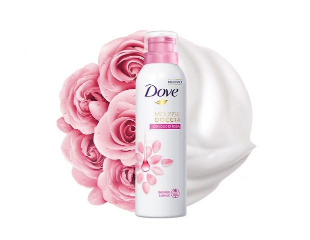 Dove Mousse Doccia all’Olio di Rosa