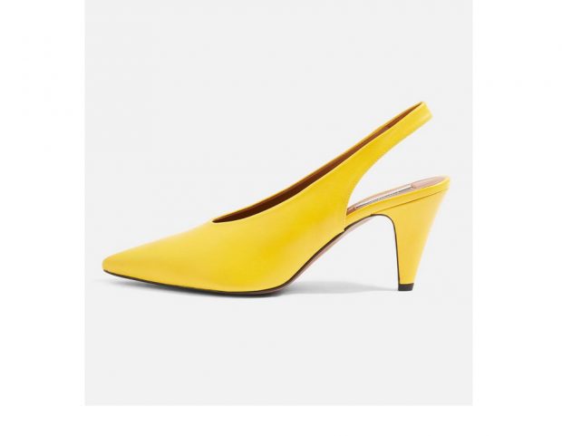 Pumps giallo sole