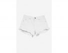 Denim Frill Trim Shorts