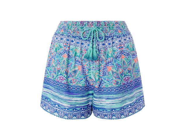 Mandala print shorts
