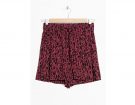 Abstract Leopard Print Shorts