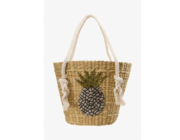 Borsa a mano con ananas