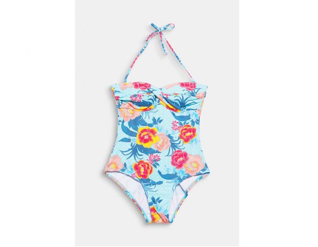Costume da bagno imbottito con stampa floreale