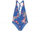 Costume Intero Scollo Profondo Rock Lady Blu