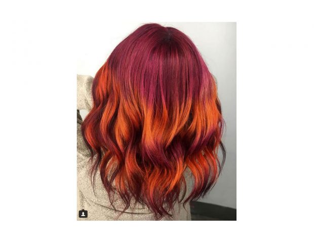 Sunset hair. (Photo credit: Instagram @hairforbreakfast)