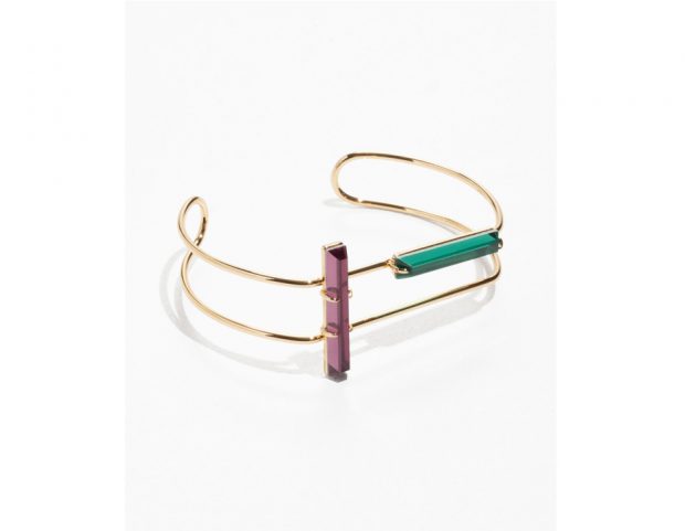 Bracciale rigido com pietre