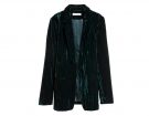 Blazer in velluto verde