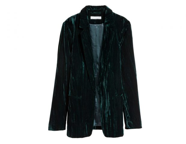 Blazer in velluto verde