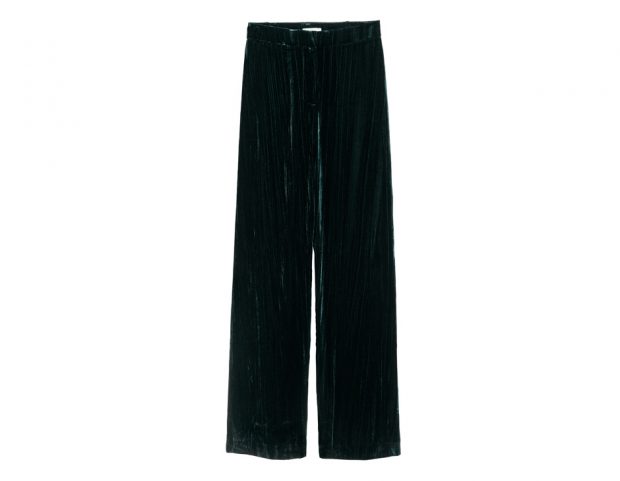 Pantaloni ampi in velluto