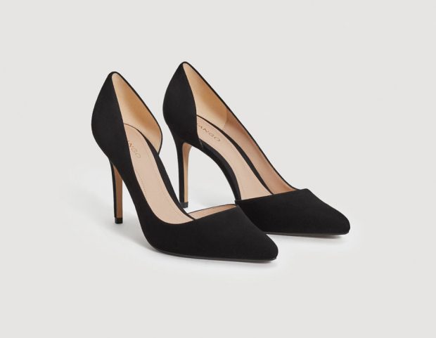 Pumps in suede
