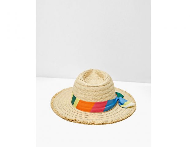 Cappello fedora dettaglio fazzoletto