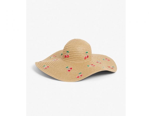 Cherry straw hat