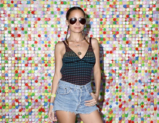 Nicole Ritchie con le pigtail braids. (Photo credit: Getty Images)