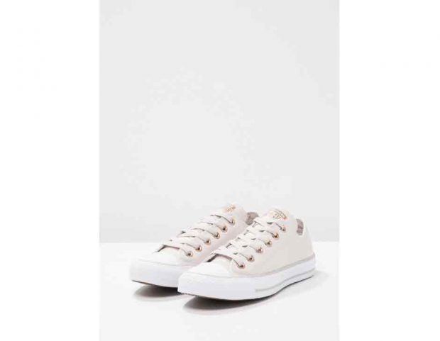 Sneakers basse color nude