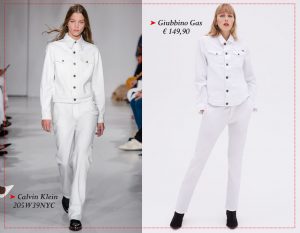 Denim bianco: giacca e jeans must-have