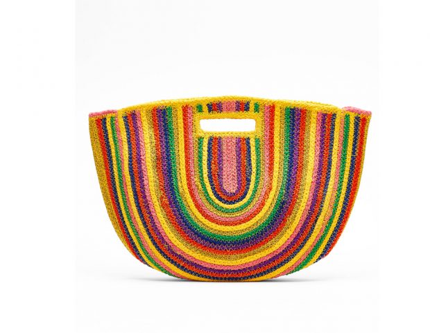 Borsa a mano arcobaleno