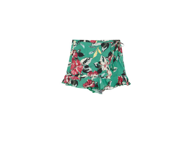 Shorts pareo stampa floreale