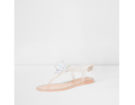 Pink jelly jewel flower sandals