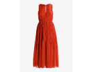 Rosso con pois bianchi