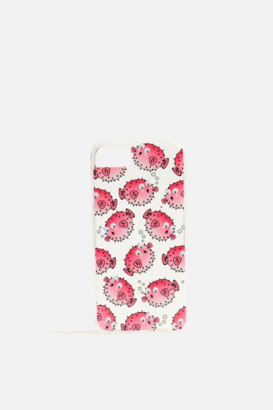Custodia iPhone con pesci palla