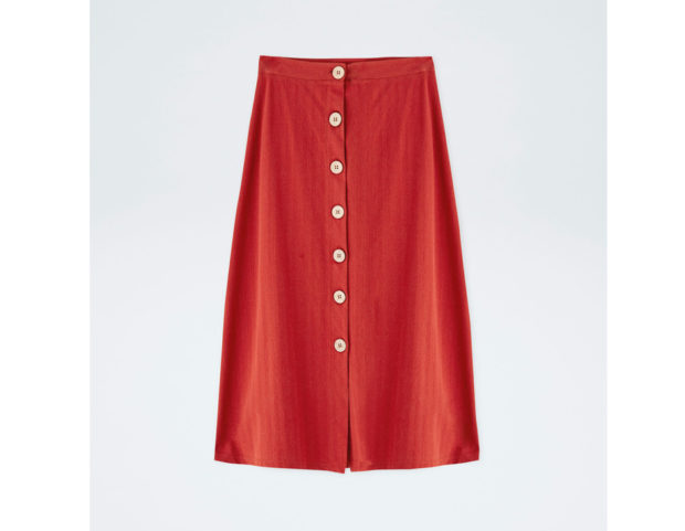 Gonna midi con bottoni Gonna midi con bottoni