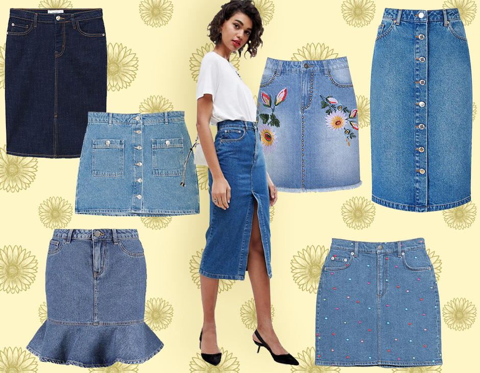 Gonne di jeans i modelli must have dell estate 2018