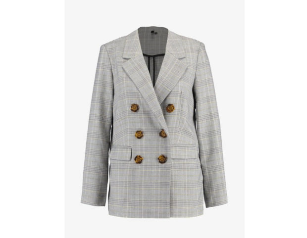 Blazer check a doppiopetto
