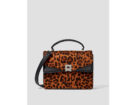 Borsa a tracolla satchel leopardata