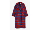 Cappotto in tartan con zip posteriore