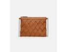 Clutch in pelle con cerniere