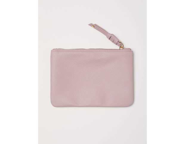 Mini pochette color rosa antico