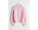Pullover in lana lavorata