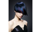 Taglio “polished” con ciuffo asimmetrico. Photo credit: Davines