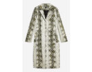 Cappotto stampa pitone