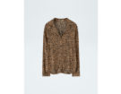 Camicia a maniche lunghe stampa animalier