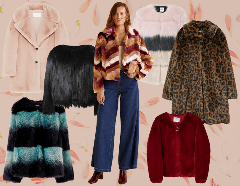 cappotto pelliccia mango